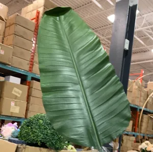 46" Bird of Paradise Leaf (L) real touch leaf floramatique