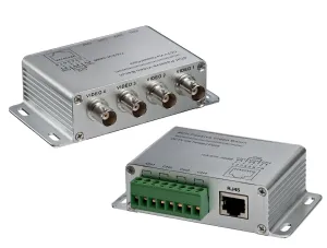 CCTV 8 Channel Passive Transceiver Box, BNC Female to RJ45 or Screw Terminal - (TRB-8BNCSTRJ45)