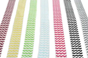 Chevron Print Fold-Over Elastic 0.63" - 1 Yard