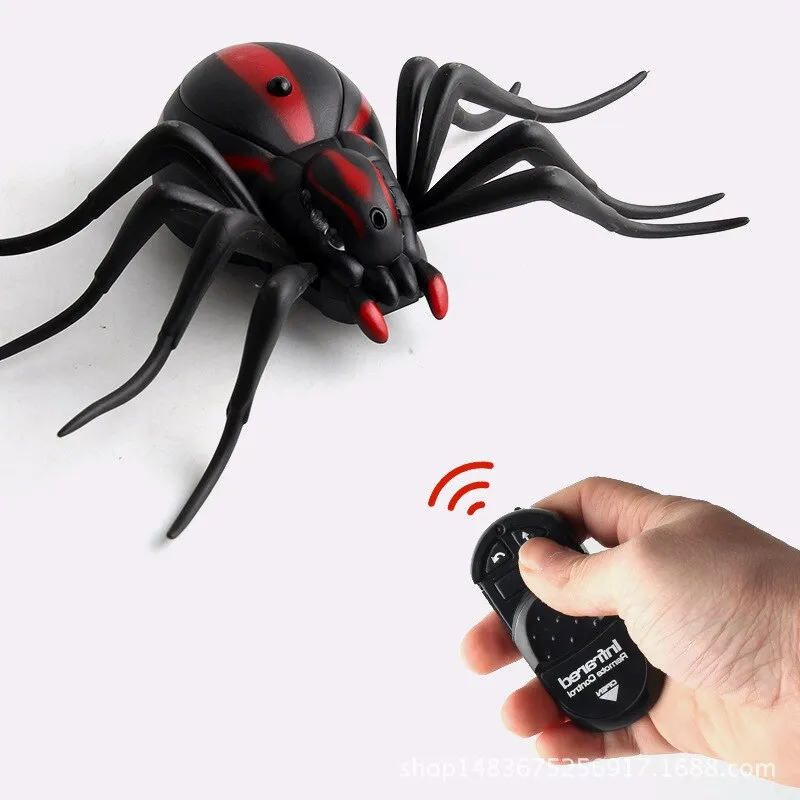 Horrible Infrared RC Cockroach Remote Control Simulation Roach Spider Toy Insects Prank Joke Scary Trick Bugs Kids Gift