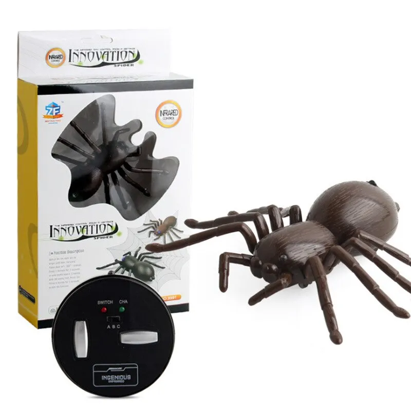 Horrible Infrared RC Cockroach Remote Control Simulation Roach Spider Toy Insects Prank Joke Scary Trick Bugs Kids Gift