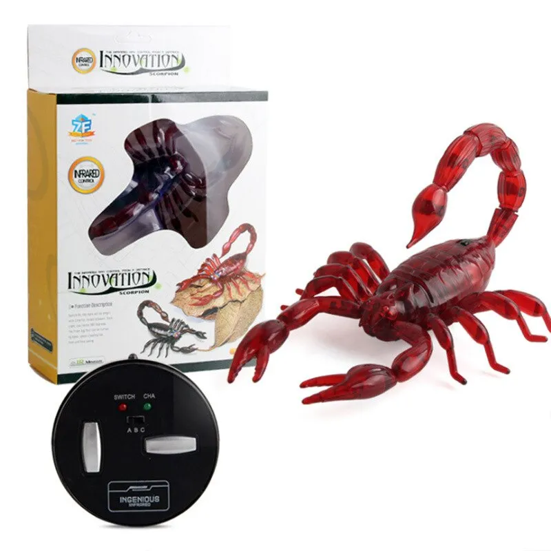 Horrible Infrared RC Cockroach Remote Control Simulation Roach Spider Toy Insects Prank Joke Scary Trick Bugs Kids Gift