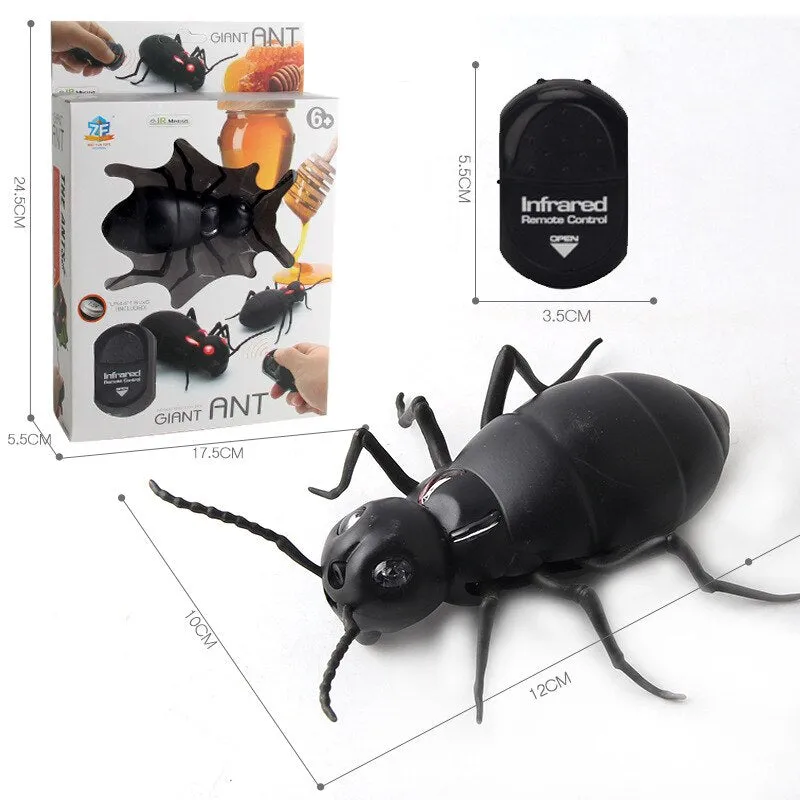 Horrible Infrared RC Cockroach Remote Control Simulation Roach Spider Toy Insects Prank Joke Scary Trick Bugs Kids Gift