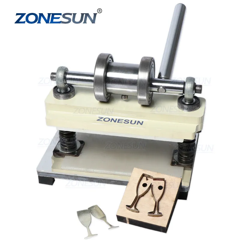 Manual Leather Die Cutting Machine Handmade Earring Die Cuts Pressing Machine For Custom Clicker Die Steel Rule Die