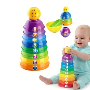 Multi-Color Infant Stacking and Sorting Cup