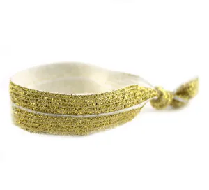 Shimmer Gold Hair Tie (SKU 6013)