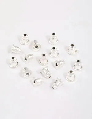 Silver Earring Backs 16-Pack