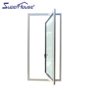 Superwu Thermal break double toughened glass pivot door special design