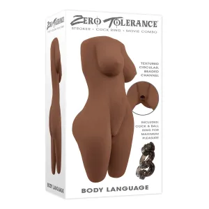 Zero Tolerance Body Language Stroker TPE Dark